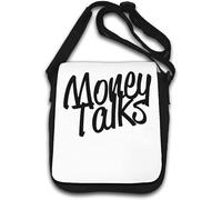 Money Talks Shoulder Bag White