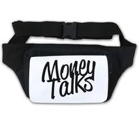 Money Talks Waist Bag Fanny Pack White