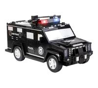 Money Transporter Piggy Bank Cool Armored Car Bank Hummer Automatic Electronic Piggy Bank Toys and Gifts for Children(Nero,Charging)