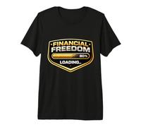 Money Tree Financial Freedom Side Hustle Passive Finance Premium T-Shirt