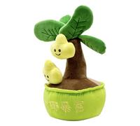 Money Tree Plush Toy - Short Plushh Small Size | Cuddly Doll with Soft Fill ing, Comfort Hug Pillow, Cute Potted Plant Decor | Kids Teens Adults Room Office Bed Sofa Gift Fun Novelty