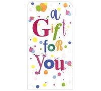 Money Wallet Gift Card & Envelope - Multicoloured Gift For You & Spots 7" x 3.5"