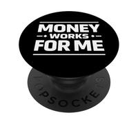 Money Works For Me Financial Control Mindset PopSockets Adhesive PopGrip