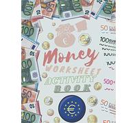 Money Worksheet: Counting Activity Book - Euros and Coins