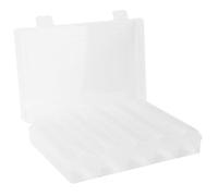 Moneys Holder, Japanese Moneys Organizer with EVA Foam Pad 100PCS Transparent Storage 17/20/25/27/30mm Protectsors for Office, Home Storage Drawer