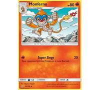 Monferno 22/156 Uncommon Pokemon Card (Ultra Prism) + 1x TitanCards® Toploader