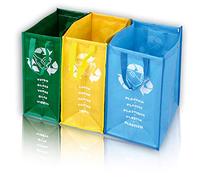 Mongarid 3 Pieces Recycling Waste Bags Set