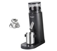 Mongdio Electric Burr Coffee Grinder, Single Dose Burr Coffee Grinder, With 60-Step Grind Settings and 2600mAh Battery, For Drip, French Press, Espresso Moka Pots, Black