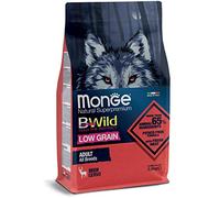 Monge BWILD Adult Deer, Dog Food for All Breeds (Dry Food for Dogs with Lean Deer Meat, Dog Dry Food with Low Grain, Very Fibre & Vitamin, Contents: 2.5 kg)