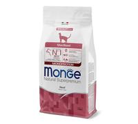 Monge Natural Superpremium Monoprotein Sterilised Beef Wet Food for Cats (Wet Beef Food, Rich in Fibre, No Colourants and Preservatives, Cat Food, 1.5 kg)