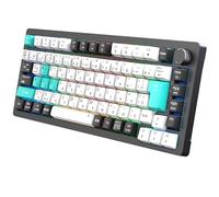 Mongeese Mechanical Keyboard, 75% Gasket Gaming Keyboard, Japanese Layout, PBT Key, USB C/A, 82 Keys, Black