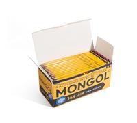 Mongol Classic Incense Cedar #2 Pencil - 144-Pack - Pre-sharpened, European Graphite Core, US Grown Cedar, Smudge Free Eraser - Nontoxic PMA Certified