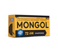 Mongol Classic Incense Cedar #2 Pencil - 72-Pack - Pre-sharpened, European Graphite Core, US Grown Cedar, Smudge Free Eraser - Nontoxic PMA Certified