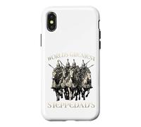 Mongol Empire Humor Motif Steppe Rider Golden Horde Nomad Case for iPhone X/XS