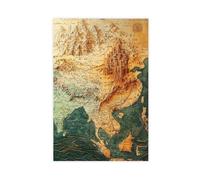 Mongol Empire Map Canvas Poster Wall Art Print Picture Paintings 16x24inch(40x60cm)