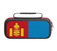 Mongolia Flag Carrying Case Compatible with Switch Accessories Holds 20 Game Cartridge