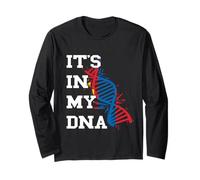 Mongolia It's in My DNA Mongolian Pride Mongolian Roots Long Sleeve T-Shirt