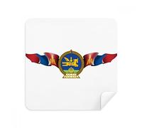 Mongolia National Emblem Country Symbol Glasses Cleaning Cloth Phone Screen Cleaner Suede Fabric 2pcs