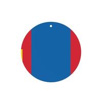 Mongolian flag Car Air Fresheners Set of 4-Lavender Scented Hanging Cards for Vehicle Interior, Double-Sided Printed Fragrance Decor for Car Home Closet