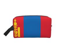 Mongolian Flag Large Capacity Toiletry Bag, Lightweight Travel Wash Bag with Padding, for Men Women