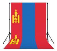 Mongolian Flag Print Backdrop For Photoshoot, Photo Backdrop Background Curtain For Photography Portraits(No Stand)
