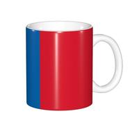Mongolian Flag Print Ceramic Mug Home Office Coffee Cup Large Capacity Ceramic Cup, Creative Water Cup
