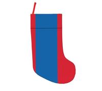 Mongolian flag Print Large Christmas Stockings 18 In, Beautiful Festive Gift Holder Bag,Holiday Xmas Party Socks