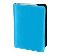 Mongolian flag Travel Passport Holder Cover Wallet Leather Case Travel Essentials Luggage Accessories, Light Blue Color, One Size, Contemporary