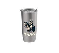 Mongolian Khan Mongol History Stainless Steel Insulated Tumbler