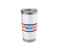 Mongolian Roots Mongolian Flag Mongolian Pride Mongolia Stainless Steel Insulated Tumbler