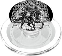 Mongolian Warrior Horseman Battle Roar Throat Singing PopSockets PopGrip for MagSafe