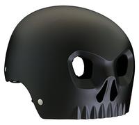 Mongoose Street Hardshell Skull Youth Bike Helmet, Black Medium