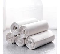 MONGTINGLU Mini Trash Bags for Mini Trash Can, 0.5 Gal 150 Counts / 5 Rolls Mini Trash Bags for Garbage Small Trash can Desktop Trash Can, Fit to 2 Liter or Less Trash Can (Clear)