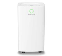 MONHOUSE 12L/Day Digital Dehumidifier - Sleep Mode 24HR Timer Portable Quiet in White MONHOUSE White