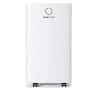 MONHOUSE 25L/Day Digital Dehumidifier - Large 4L Tank - Sleep Mode, 24 HR Timer For Office Or Home, Bedroom, Basement, Garage & Kitchen - Portable Electric Mould, Damp, Condensation Remover