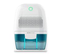 MONHOUSE 600ml Dehumidifier - Portable and Compact Electric Moisture Absorber - 600ml - White / Blue - 300ml / Day