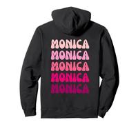 Monica First Name Minimalist Design Pullover Hoodie