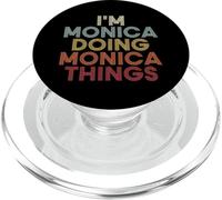 Monica Name Monica Personalized Name First Given PopSockets PopGrip for MagSafe
