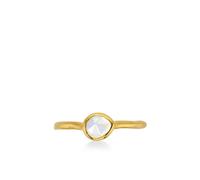 Monica Vinader Siren small stacking ring - Gold K-L-M-N-O-P-Q-S