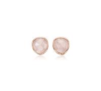 Monica Vinader Siren Stud Rose Quartz earrings - Pink One Size