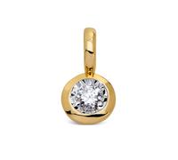 Monica Vinader Solitaire lab-grown diamond pendant - Gold One Size