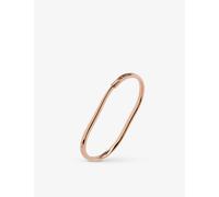 Monica Vinader Womens Monica Vinader Alta Capture 18ct Rose Gold-Plated Vermeil Sterling-Silver Bracelet Rose Gold M