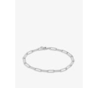 Monica Vinader Womens Monica Vinader Alta Textured Sterling Silver Bracelet Silver 1Size