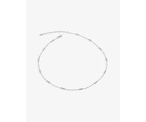 Monica Vinader Womens Monica Vinader Beaded Sterling Silver Chain Necklace Silver