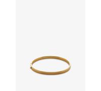 Monica Vinader Womens Monica Vinader Essential 18ct Yellow Gold-Plated Vermeil Sterling-Silver Bangle Bracelet Gold M