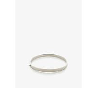 Monica Vinader Womens Monica Vinader Essential Sterling-Silver Bangle Bracelet Silver S
