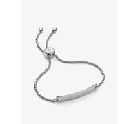 Monica Vinader Womens Monica Vinader Havana Mini Sterling Silver Bracelet Silver 1 Size