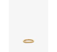 Monica Vinader Womens Monica Vinader Heirloom 18ct Yellow Gold-Plated Vermeil Sterling-Silver Stacking Ring Yellow Gold U