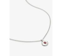 Monica Vinader Womens Monica Vinader July Birthstone Sterling-Silver Necklace Sterling Silver 1 Size