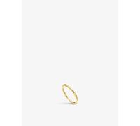 Monica Vinader Womens Monica Vinader Mv Siren™ 18ct Yellow Gold-Plated Vermeil Sterling-Silver Ring Yellow Gold K